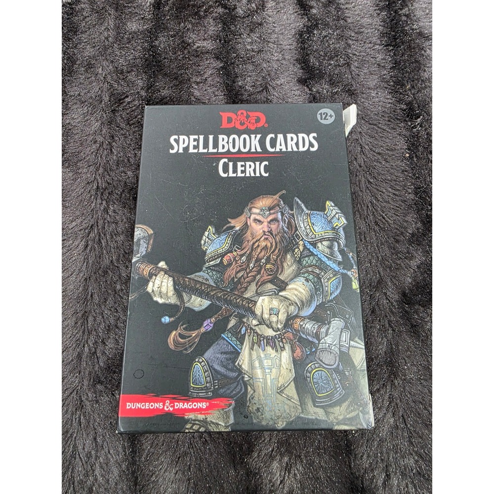 Dungeons & Dragons D&D Spellbook Cards Cleric 153 Laminated Cards Wizards Coast